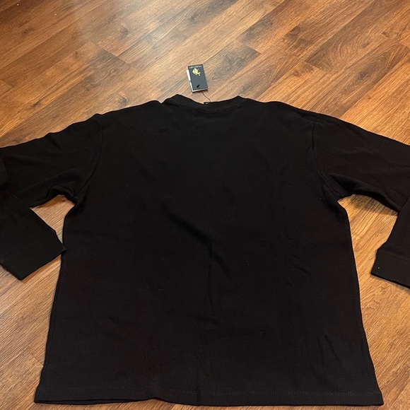 NWT - US POLO ASSN - Black Long Sleeve Shirt with Red Logo - Picture 10 of 10